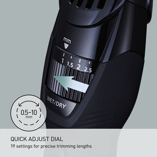 Foto 3 | Recortadora De Barba Panasonic Er-gb42-k Inalámbrica Para Hombre, Color Negro - Venta Internacional.