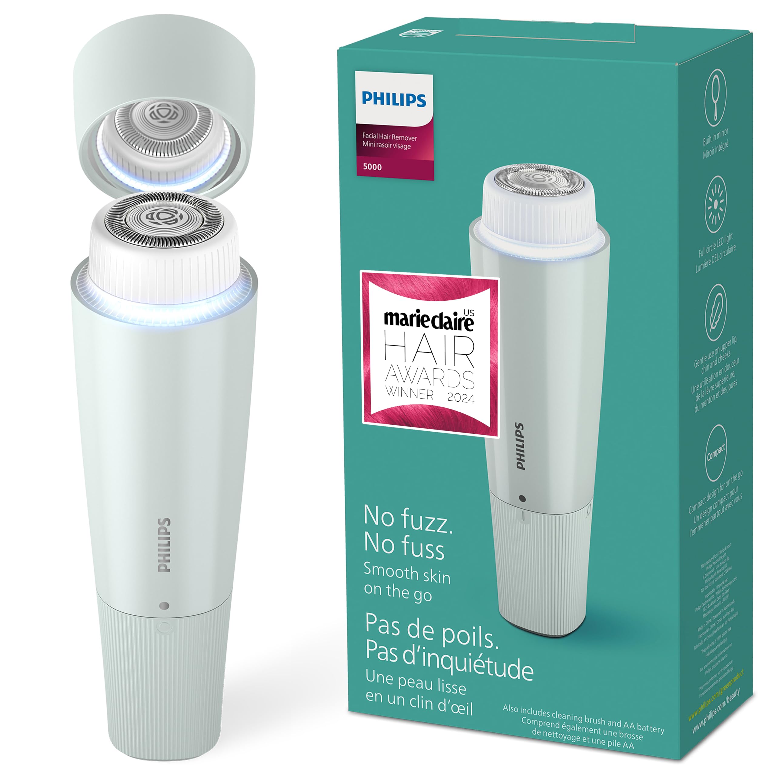 Foto 2 pulgar | Afeitadora Eléctrica Y Afeitadora Personal Philips Beauty 5000 - Venta Internacional.