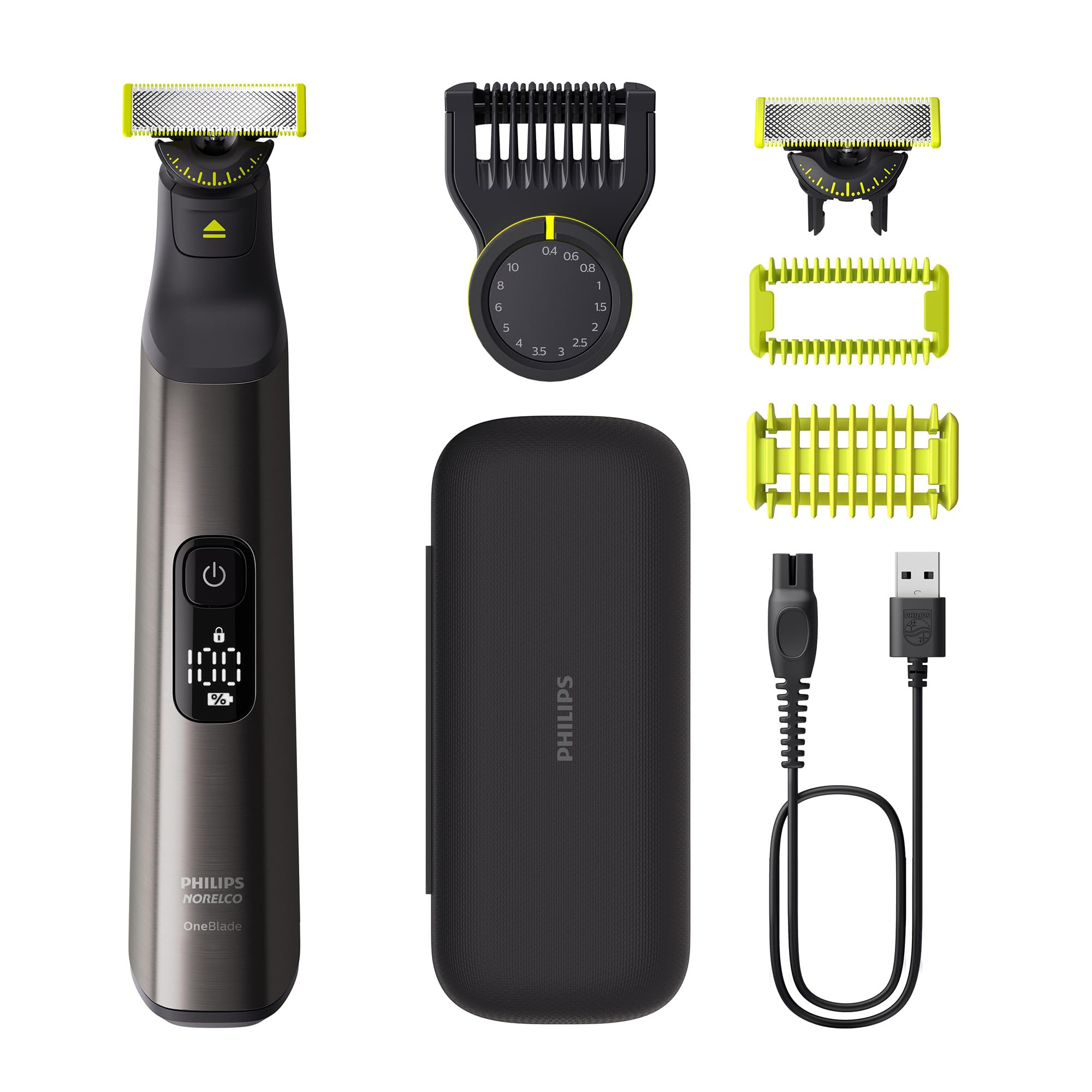 Foto 2 pulgar | Recortadora De Barba Eléctrica Philips Norelco Oneblade 360 Pro - Venta Internacional.