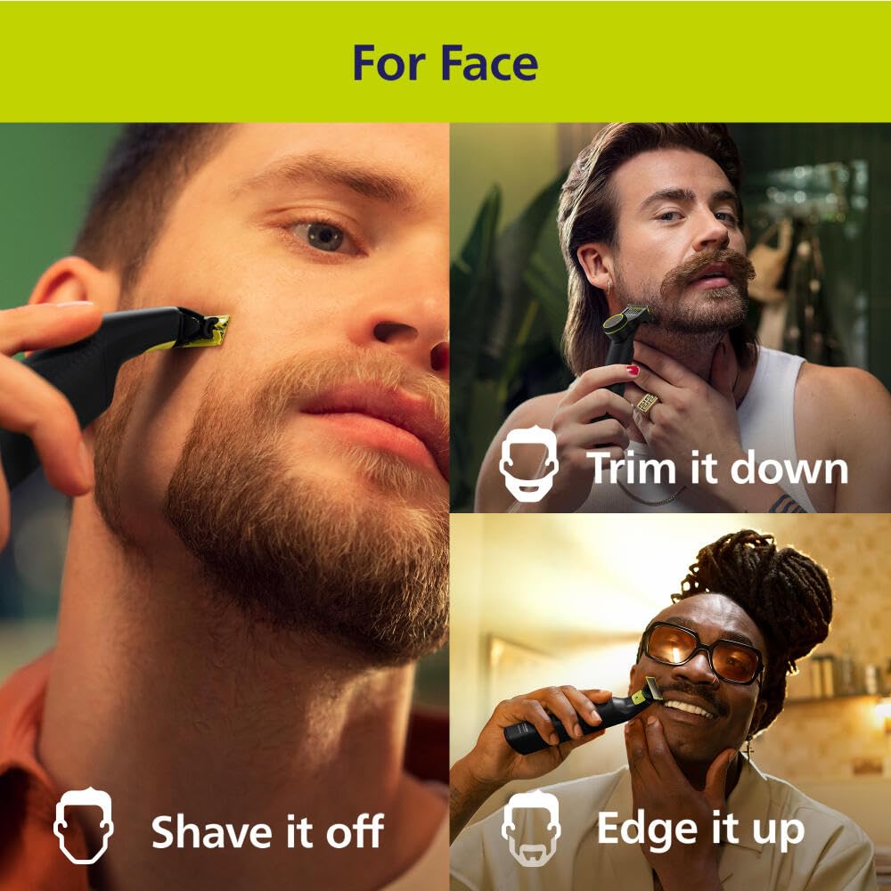 Foto 2 | Recortadora De Barba Eléctrica Philips Norelco Oneblade 360 Pro - Venta Internacional.
