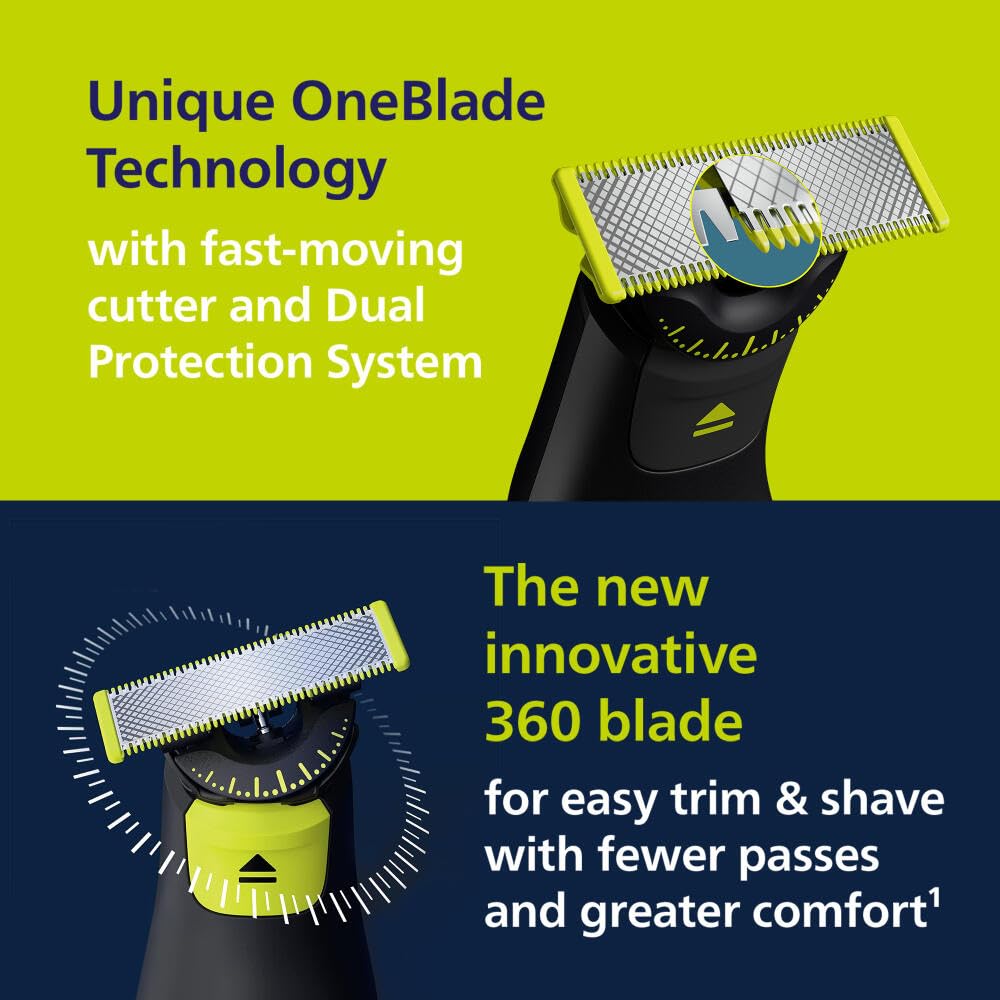 Foto 5 pulgar | Recortadora De Barba Eléctrica Philips Norelco Oneblade 360 Pro - Venta Internacional.