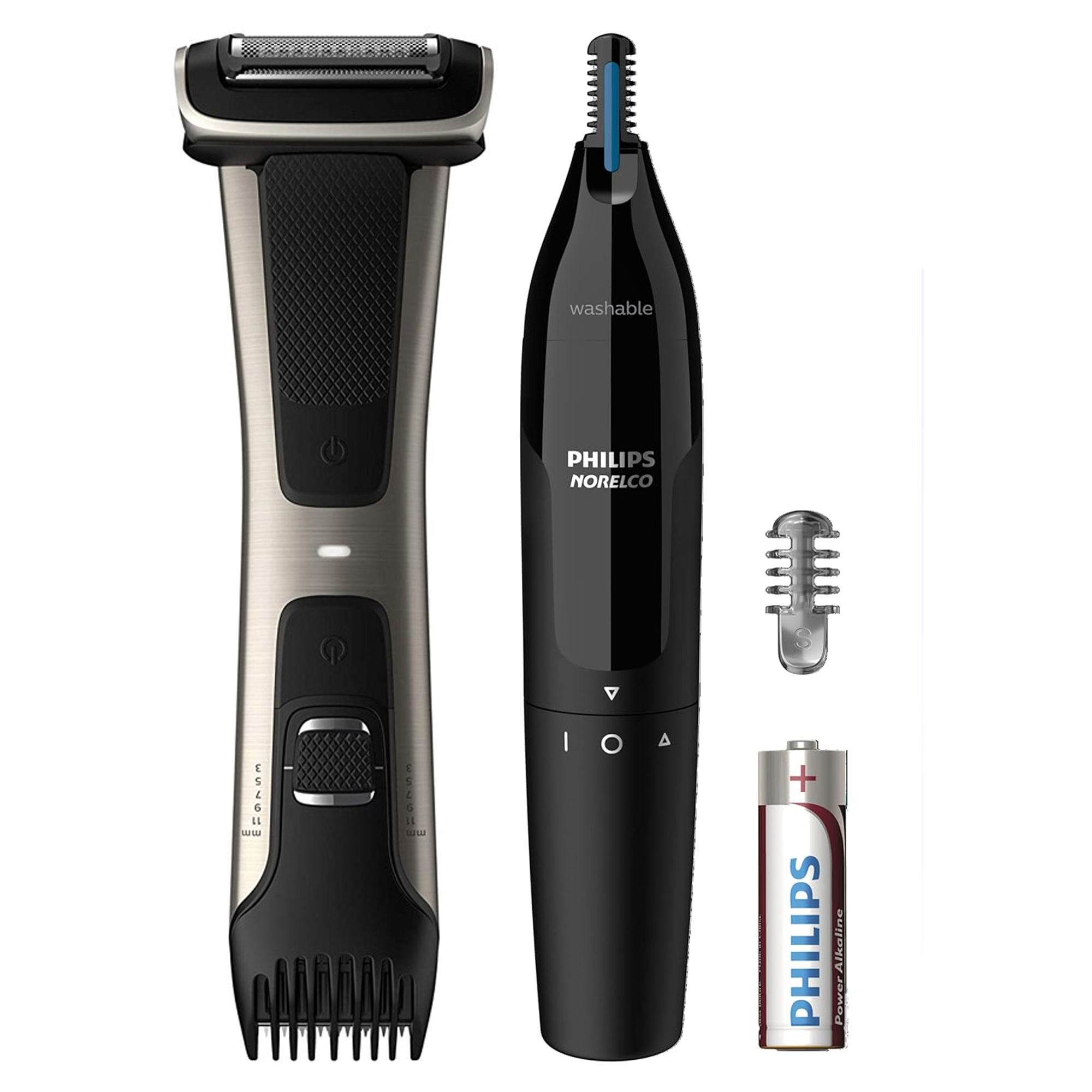 Foto 1 | Kit Recortador Philips Norelco De 2 Piezas: Afeitadora De Nariz Y Cuerpo - Venta Internacional.