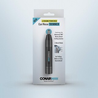 Foto 5 | Recortadora De Vello Nasal Conairman Para Hombre Con Cuchilla Biselada Y Bolsa - Venta Internacional.
