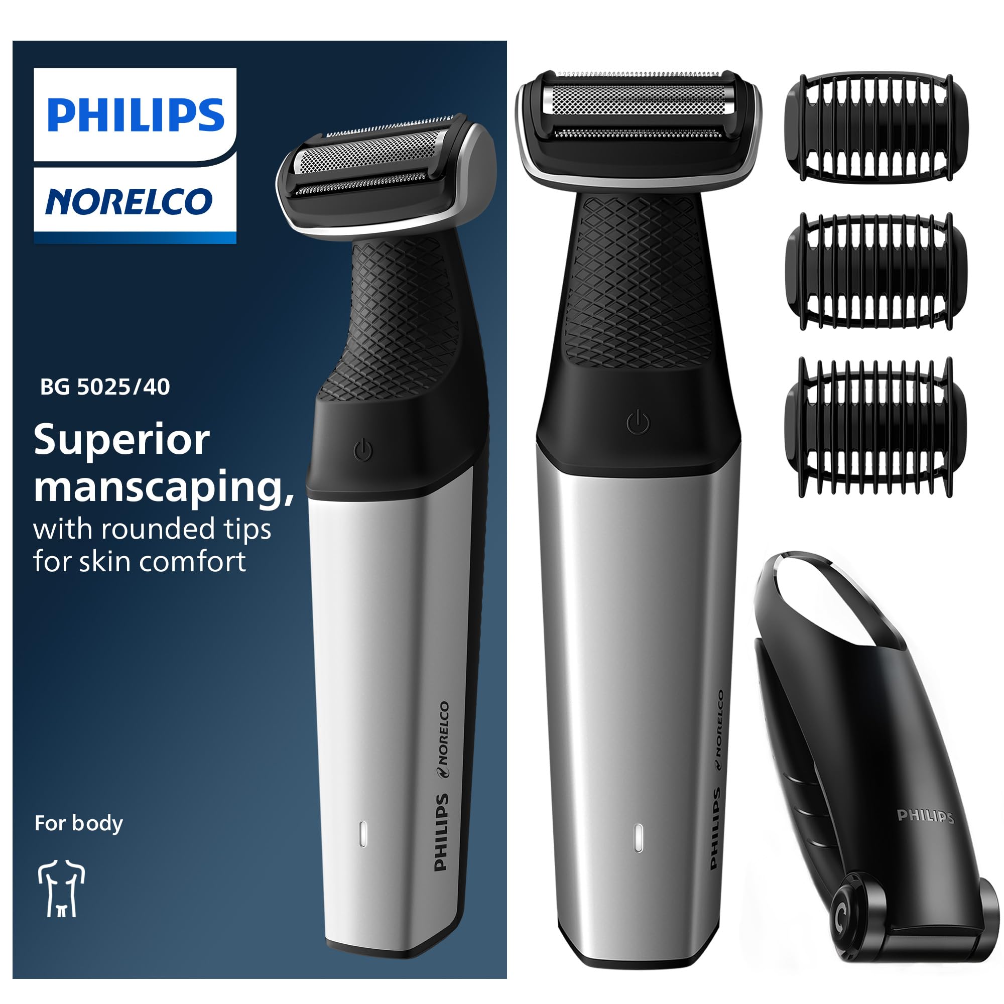 Foto 2 pulgar | Recortadora Philips Norelco Bodygroom Series 5000 Bg5025/40 Para Hombre - Venta Internacional.
