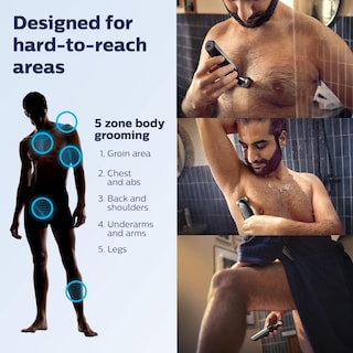 Foto 2 | Recortadora Philips Norelco Bodygroom Series 5000 Bg5025/40 Para Hombre - Venta Internacional.