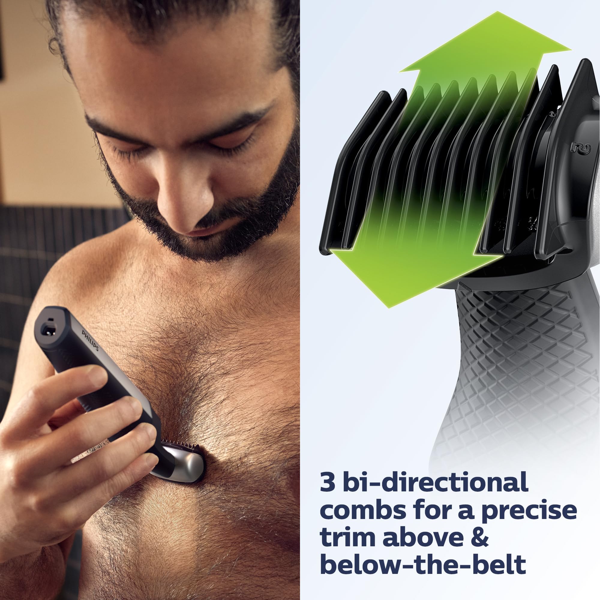 Foto 5 pulgar | Recortadora Philips Norelco Bodygroom Series 5000 Bg5025/40 Para Hombre - Venta Internacional.