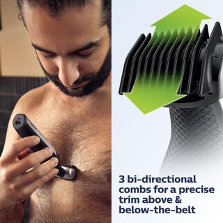 Foto 4 | Recortadora Philips Norelco Bodygroom Series 5000 Bg5025/40 Para Hombre - Venta Internacional.