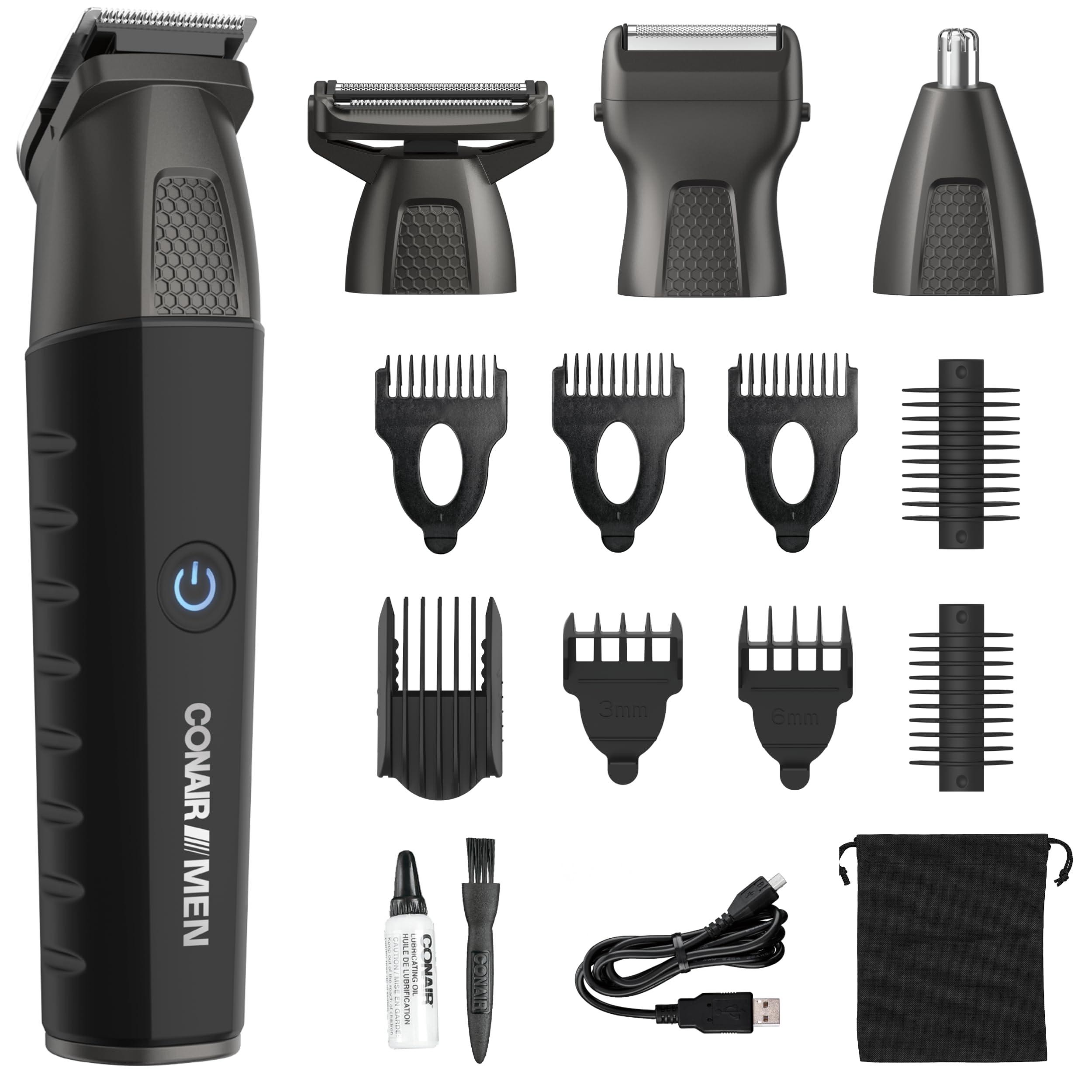 Foto 2 pulgar | Trimmer Nariz + Barba  + Vello Corporal Conair Men Todo en Uno para Hombre - Venta Internacional
