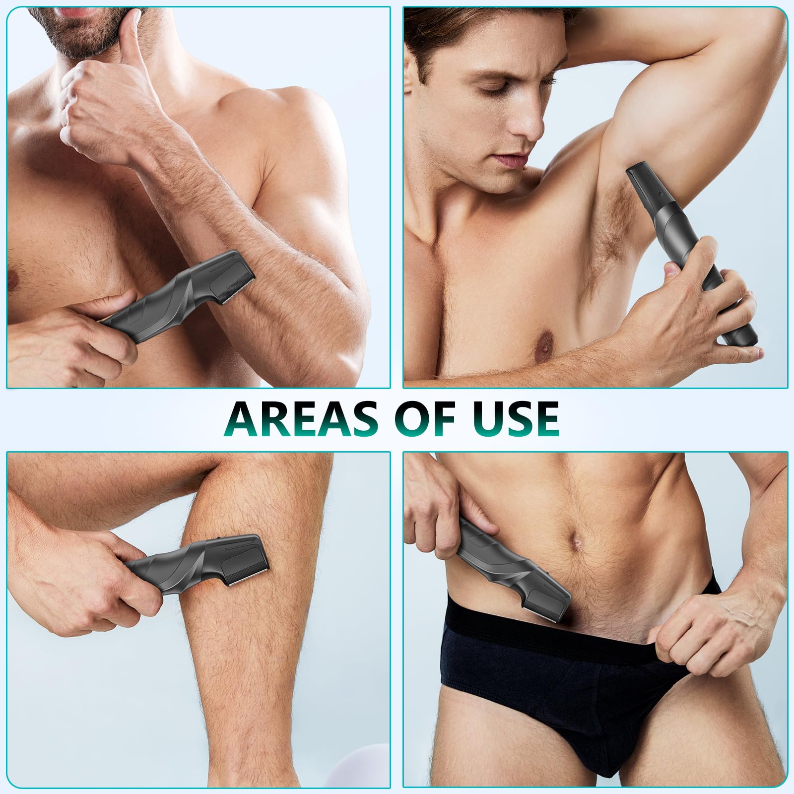 Foto 4 pulgar | Recortadora de Vello Corporal Kensen para Hombres en Húmedo y Seco - Venta Internacional