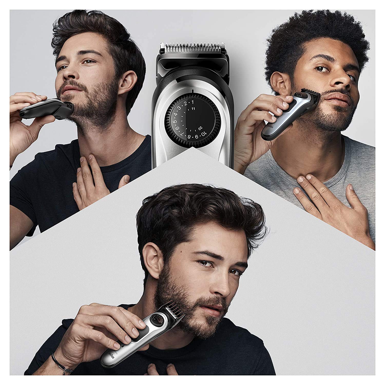 Foto 3 pulgar | Recortadora De Barba Braun Inalámbrica Y Recargable Para Hombre - Venta Internacional.