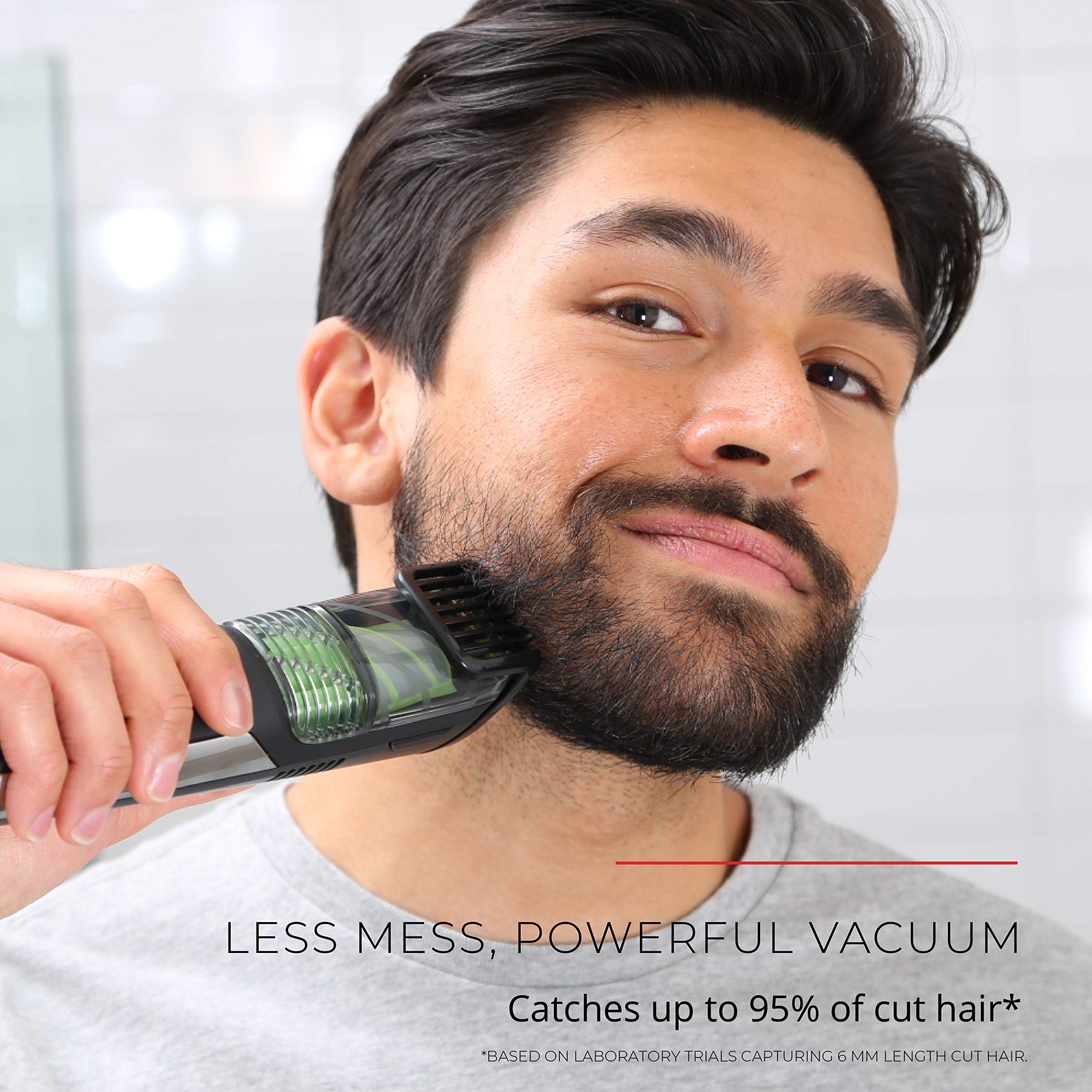 Foto 3 pulgar | Recortadora De Barba Remington Vacuum, 13 Ajustes De Longitud - Venta Internacional.