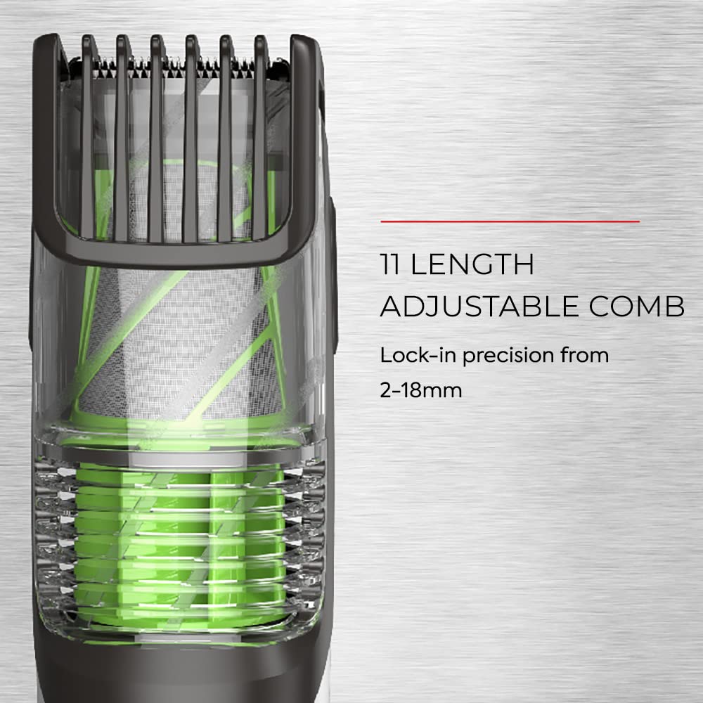 Foto 6 pulgar | Recortadora De Barba Remington Vacuum, 13 Ajustes De Longitud - Venta Internacional.