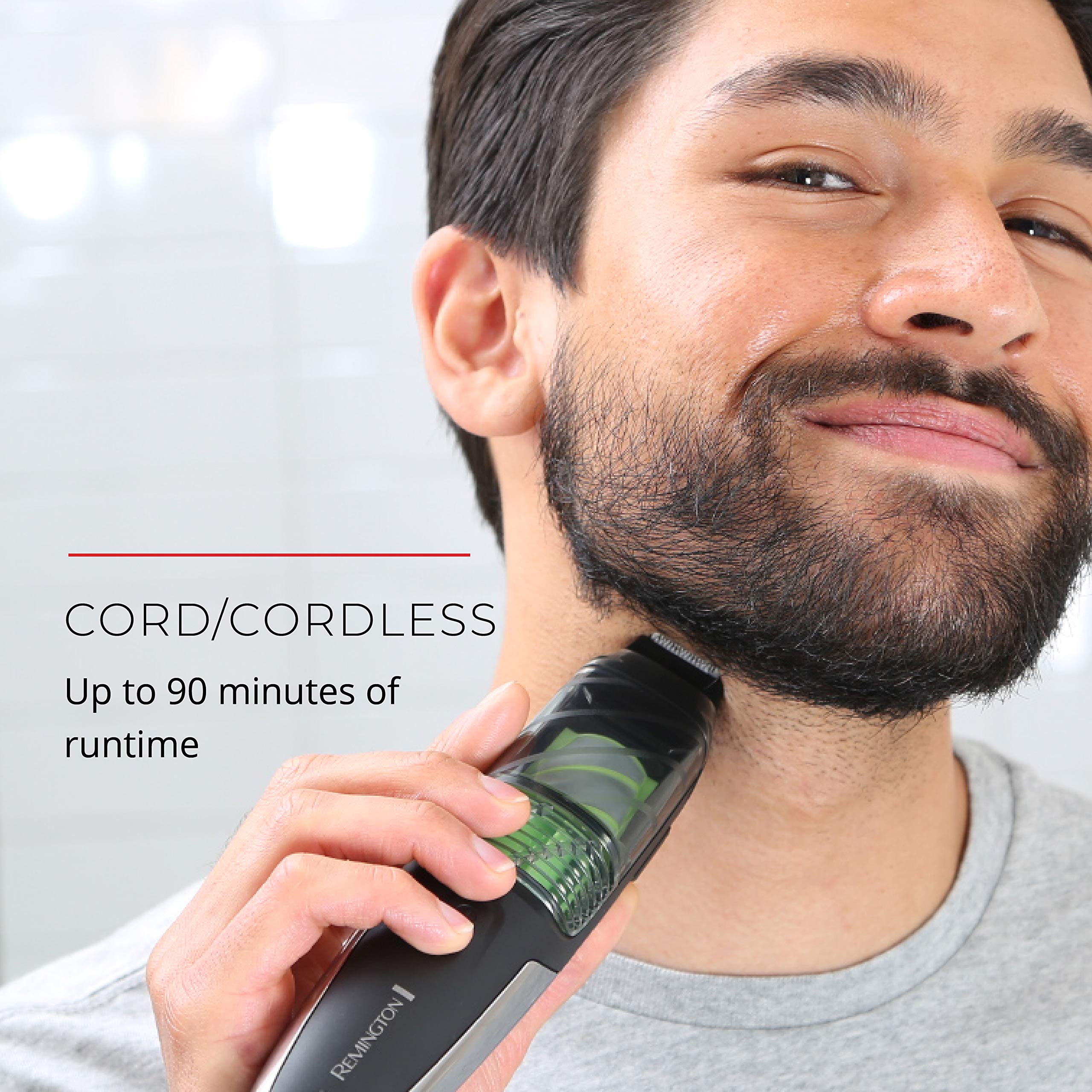 Foto 7 pulgar | Recortadora De Barba Remington Vacuum, 13 Ajustes De Longitud - Venta Internacional.