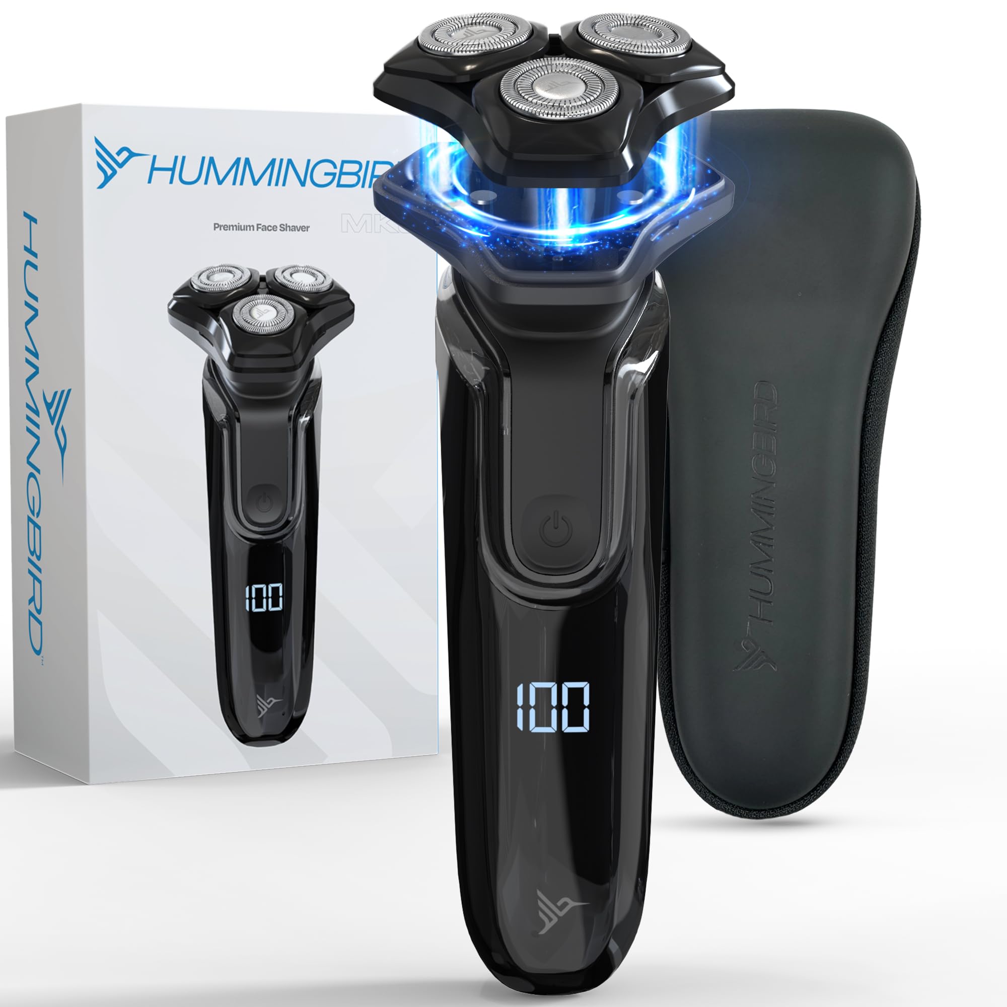 Foto 2 pulgar | Afeitadora Eléctrica Hummingbird Mk8, Afeitadora Facial Rotativa Para Hombre - Venta Internacional.