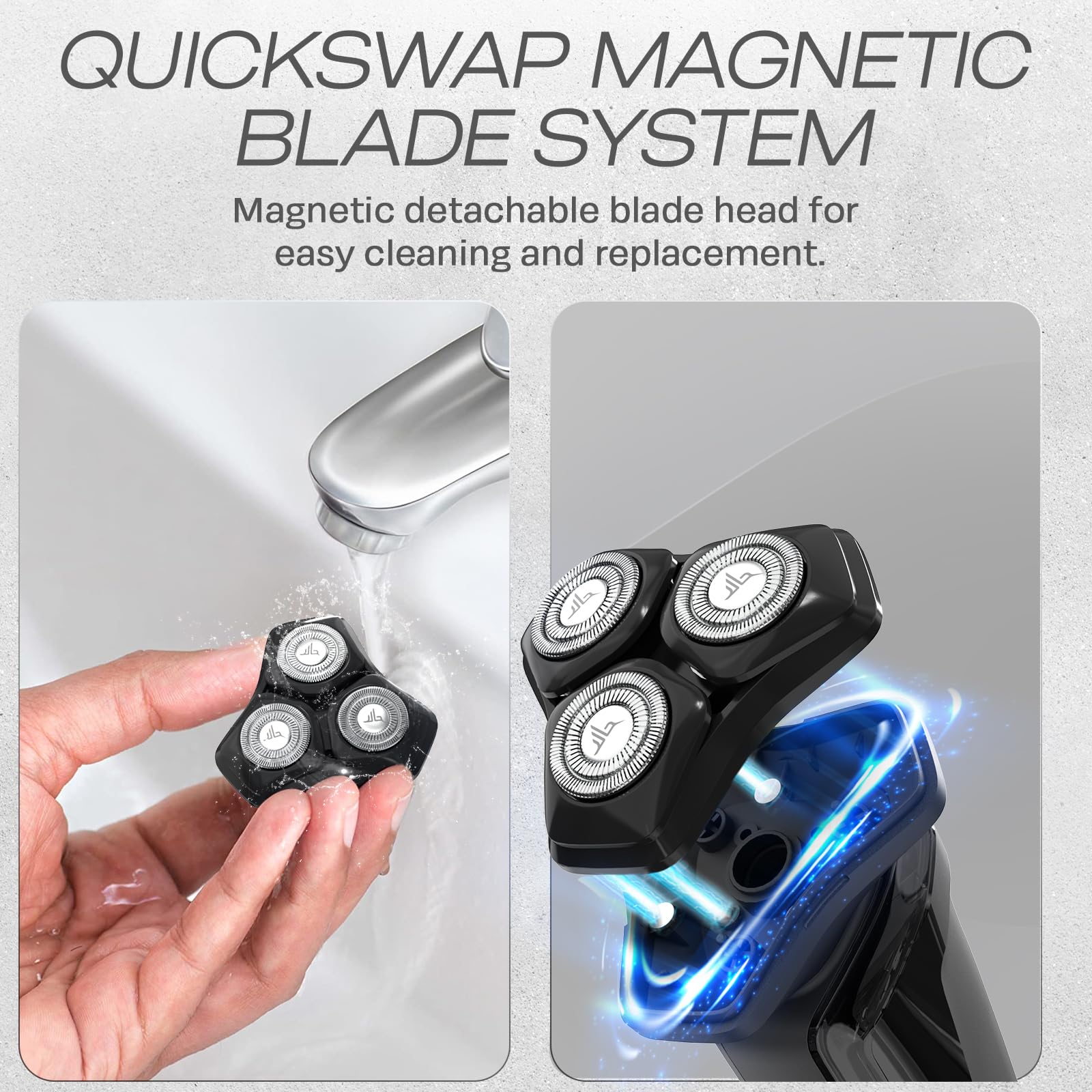 Foto 4 pulgar | Afeitadora Eléctrica Hummingbird Mk8, Afeitadora Facial Rotativa Para Hombre - Venta Internacional.