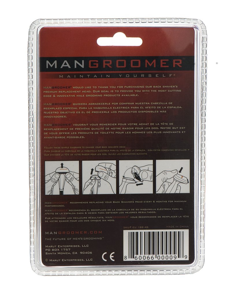 Foto 4 | Cabezal De Repuesto Para La Afeitadora Eléctrica De Espalda Mangroomer Ho-it-yourself - Venta Internacional.