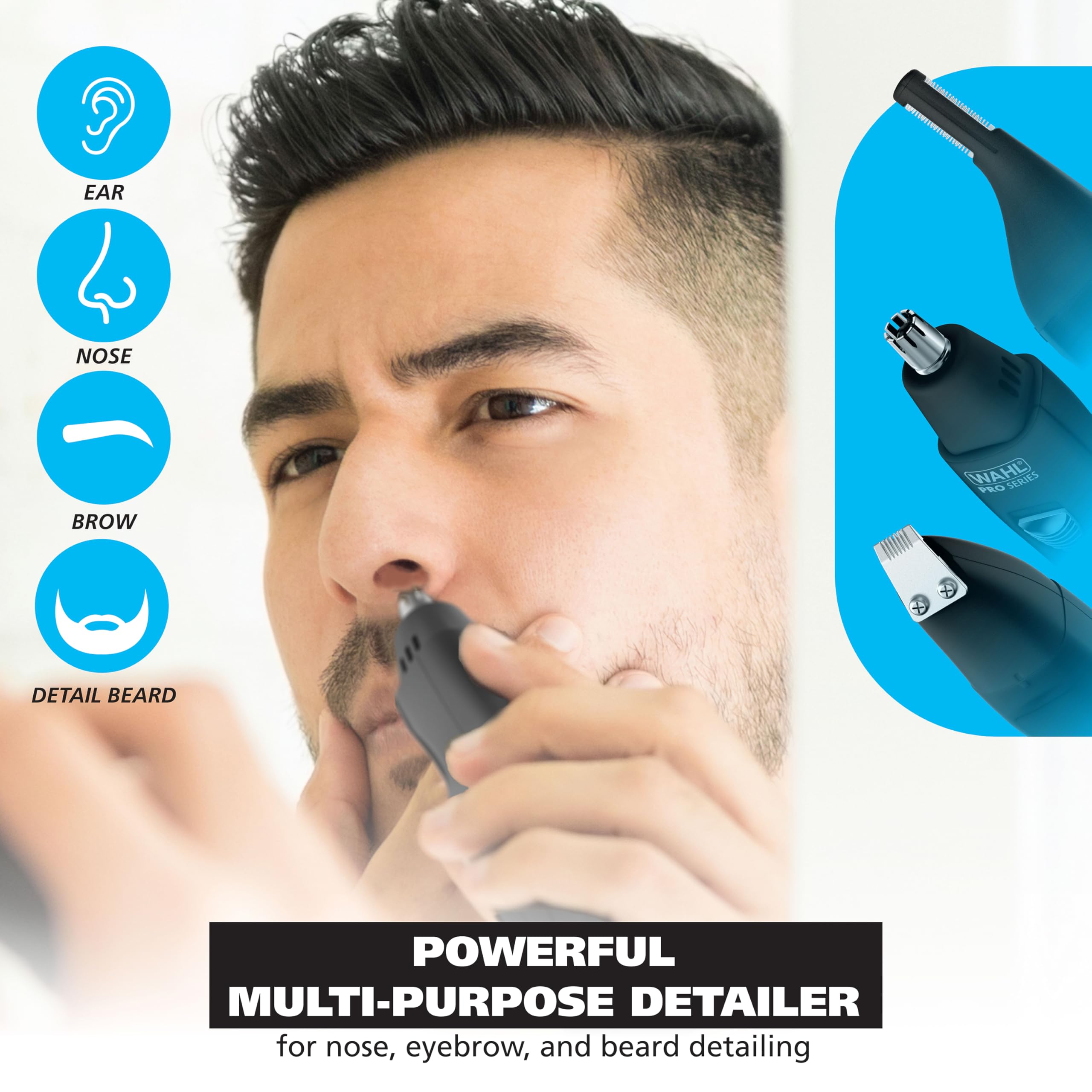 Foto 3 pulgar | Trimmer Wahl Pro Series  3025656 Para Vello De Cejas, Orejas Y Nariz - Venta Internacional.