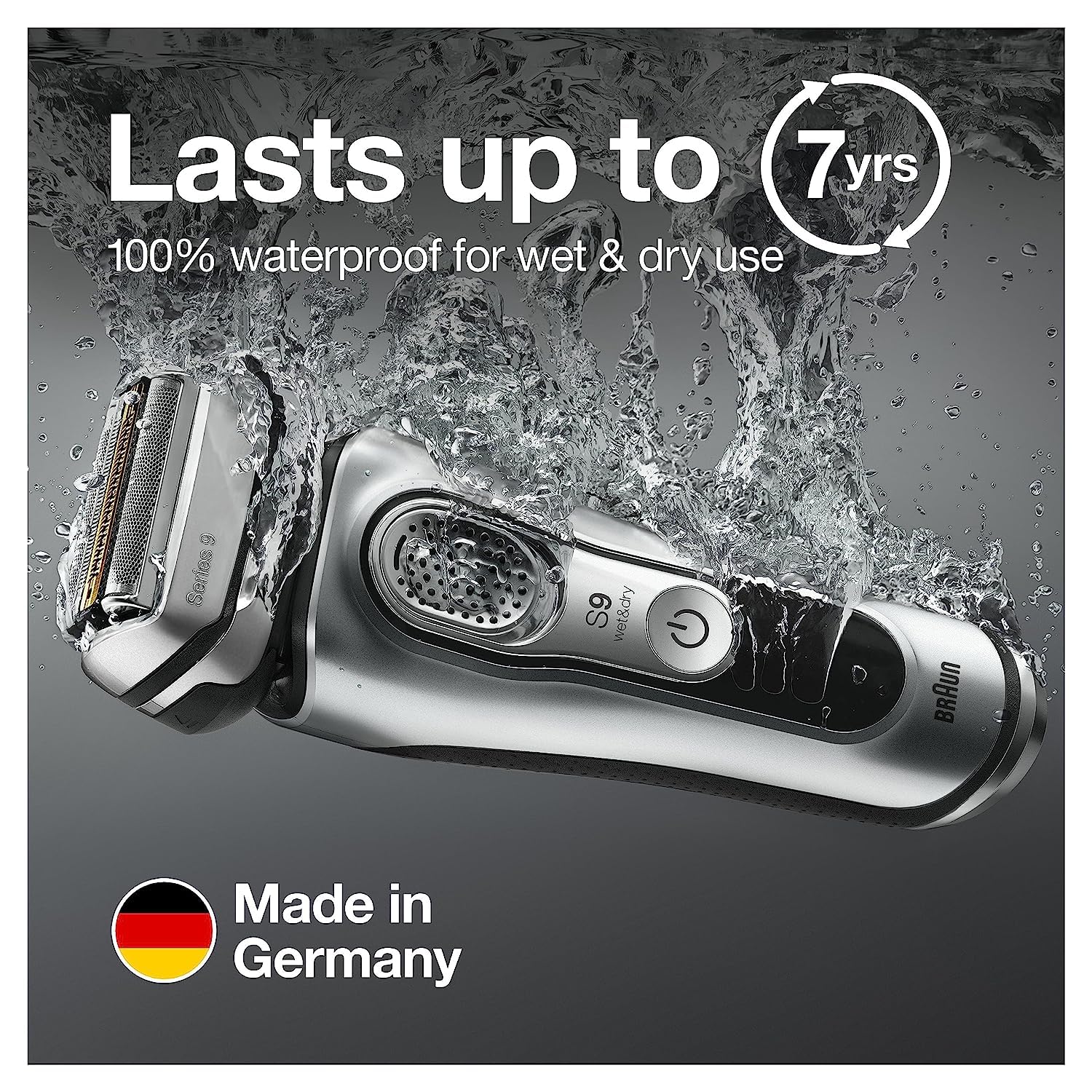 Foto 7 pulgar | Maquinilla de Afeitar Eléctrica Braun Series 9 9390 CC Impermeable para Hombre - Venta Internacional