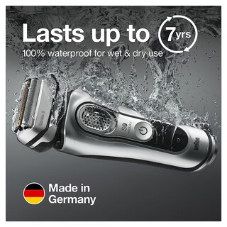 Foto 6 | Maquinilla de Afeitar Eléctrica Braun Series 9 9390 CC Impermeable para Hombre - Venta Internacional