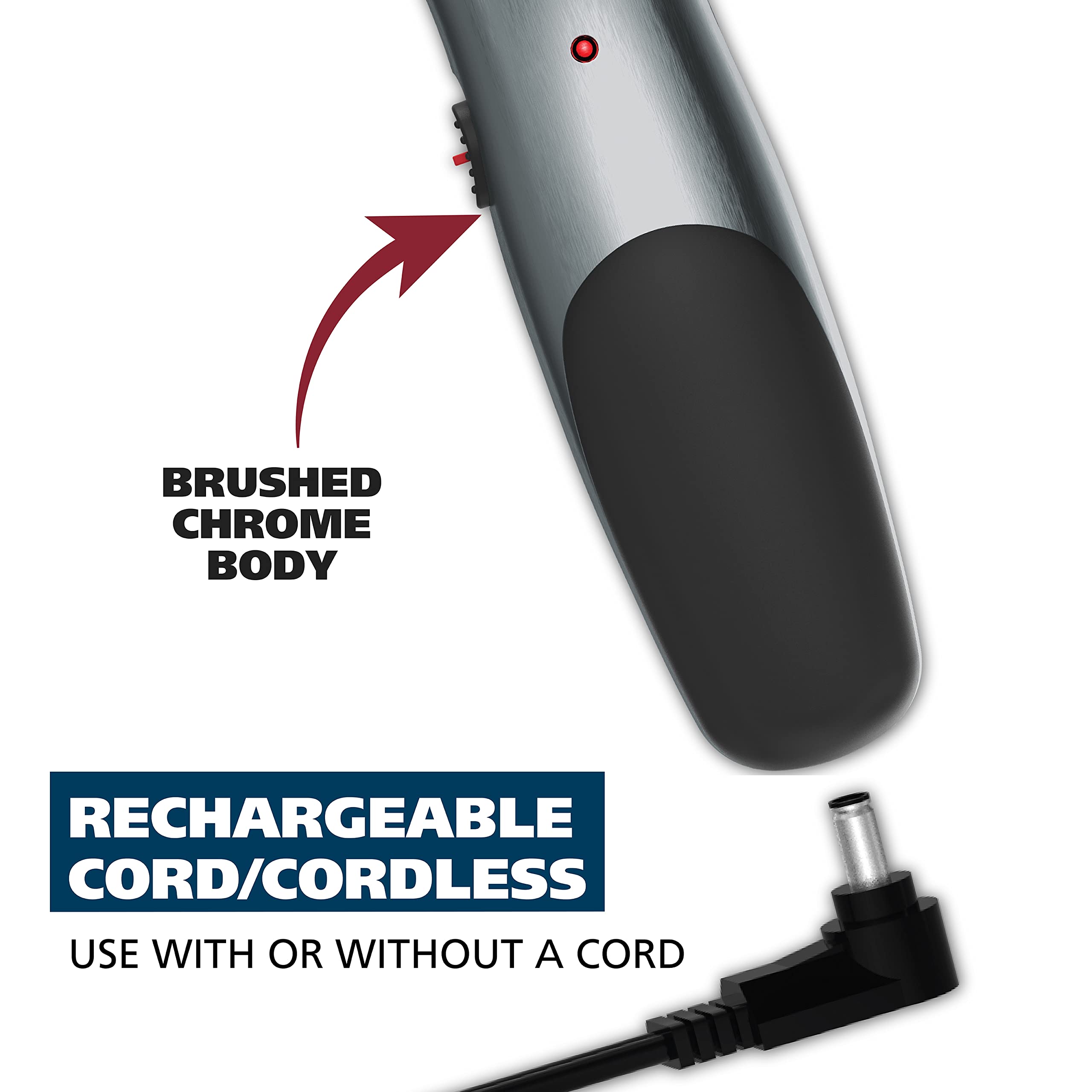 Foto 5 pulgar | Recortadora De Barba Wahl Groomsman Con Cable/inalámbrico Recargable 9918 - Venta Internacional.