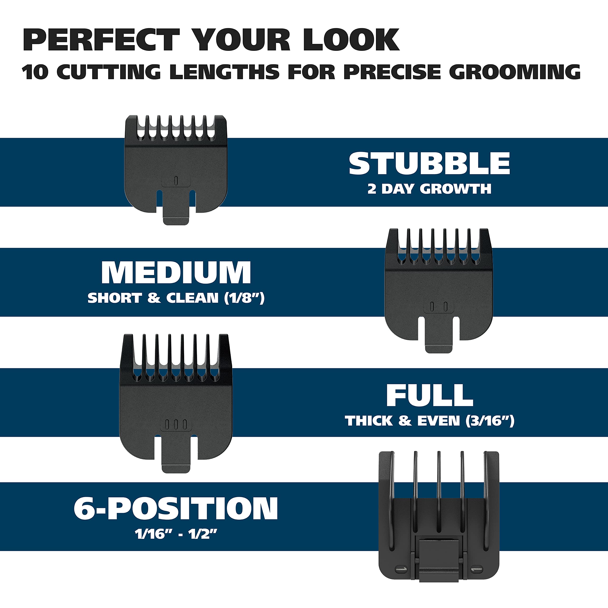 Foto 6 pulgar | Recortadora De Barba Wahl Groomsman Con Cable/inalámbrico Recargable 9918 - Venta Internacional.