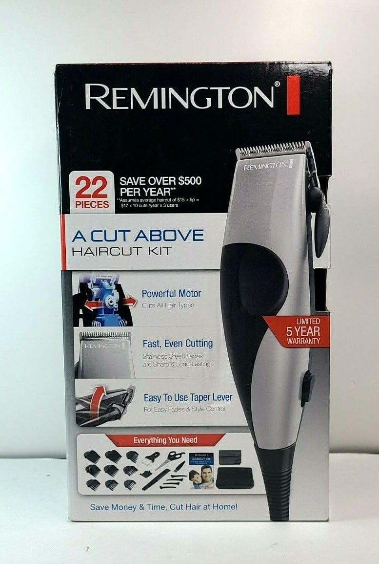 Foto 6 pulgar | Kit De Corte De Pelo Remington Hc-80 Precision De 22 Piezas Con Cable - Venta Internacional.