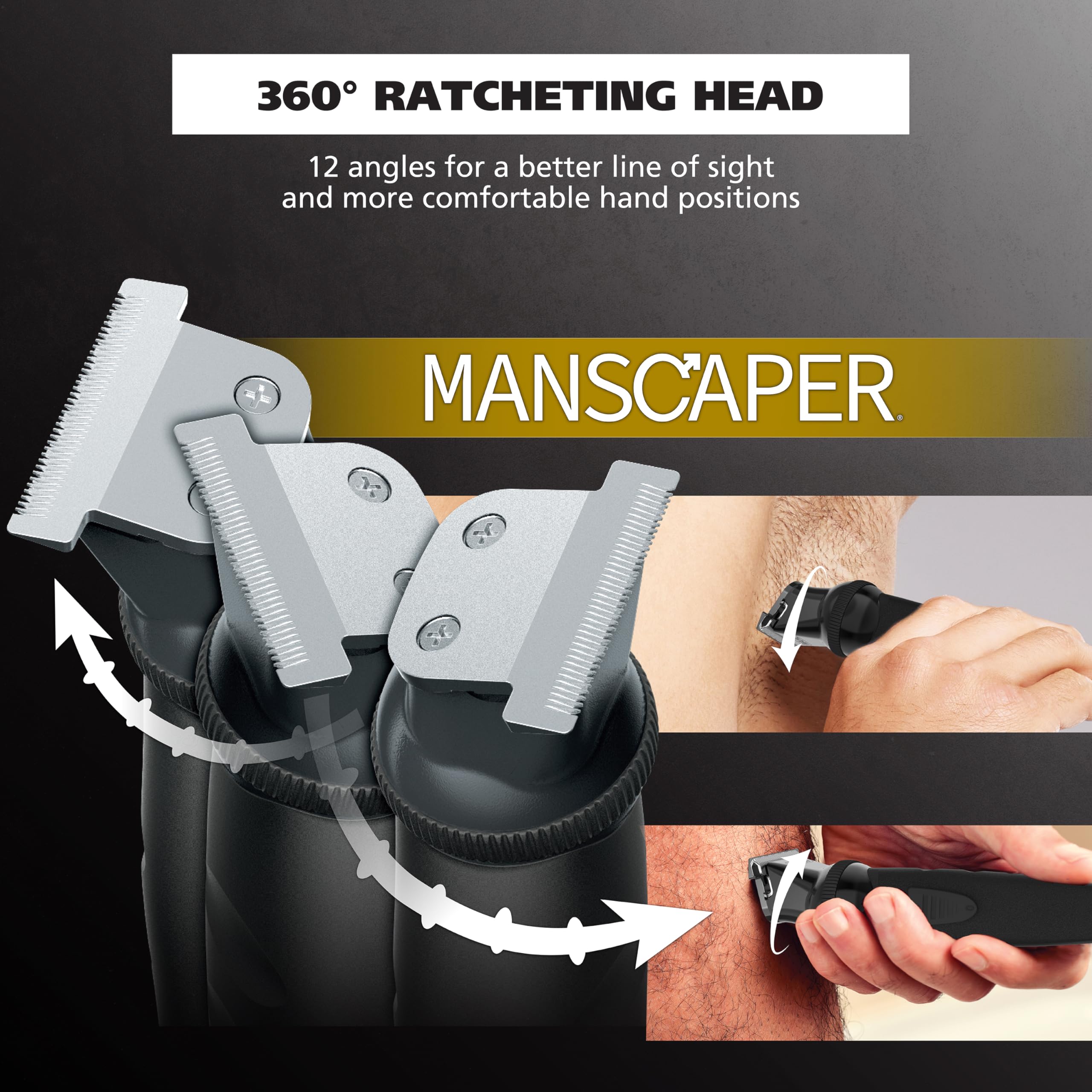 Foto 3 pulgar | Trimmer Wahl Manscaper  Reach 360 Con Cabezal De Trinquete Inalámbrico - Venta Internacional.