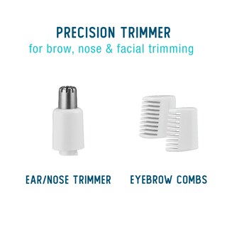 Foto 3 | Recortadora De Vello Facial Conair All-in-1 Para Mujer Con Batería - Venta Internacional.