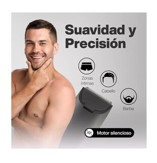 Foto 3 | Kit De Maquina Rasuradora Barba Y Corporal Electricas De Hombre