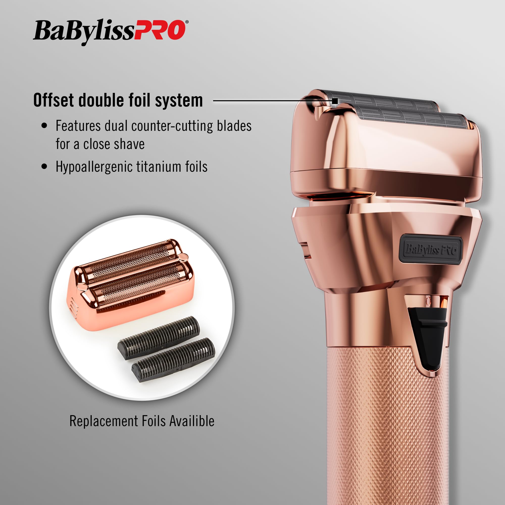 Foto 3 pulgar | Afeitadora Babylisspro Fxone Rosefx Doble Lámina - Venta Internacional