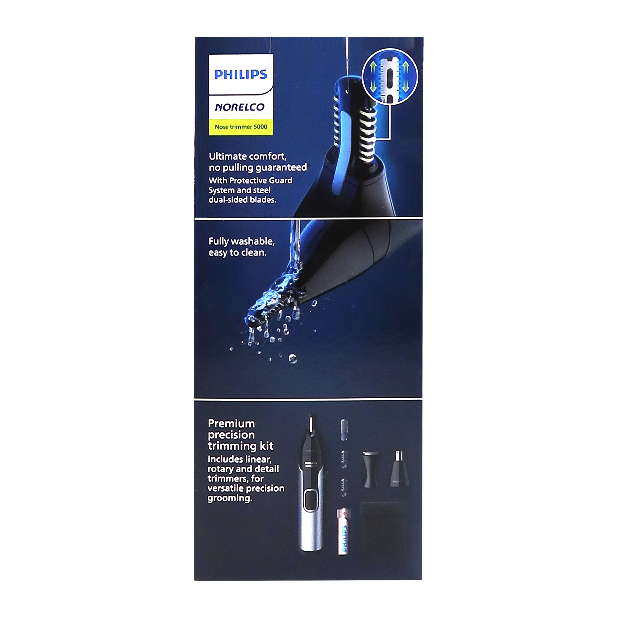 Foto 4 pulgar | Recortadora De Nariz Philips Norelco 5000 Nt5600/62 Negro/plata X2 - Venta Internacional.