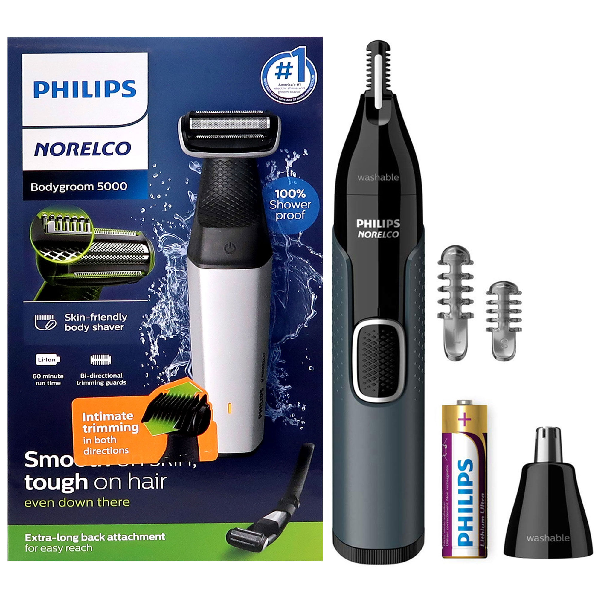 Recortadora Philips Norelco Bodygroom Series 5000 Bg5025/40 - Venta Internacional.