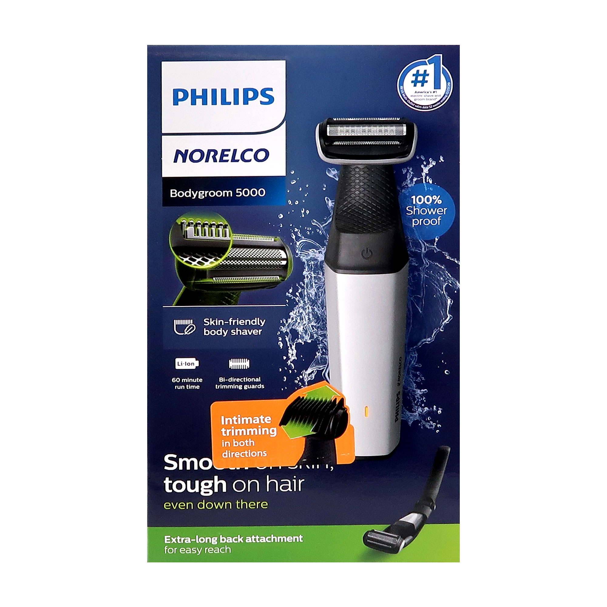 Foto 3 pulgar | Recortadora Philips Norelco Bodygroom Series 5000 Bg5025/40 - Venta Internacional.
