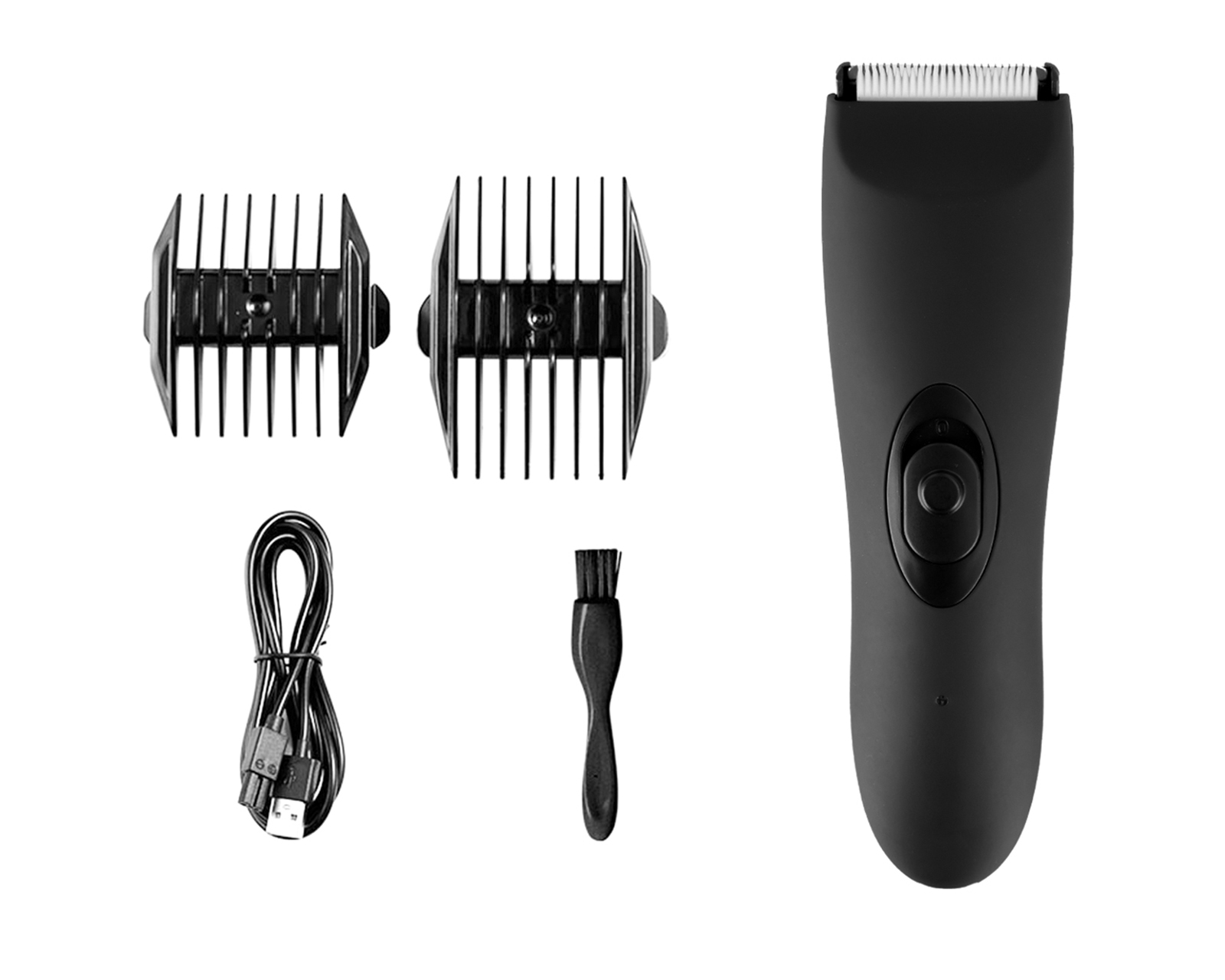 Foto 3 pulgar | Rasuradora Eléctrica Recargable Cabello Y Cuerpo Basitex Negro