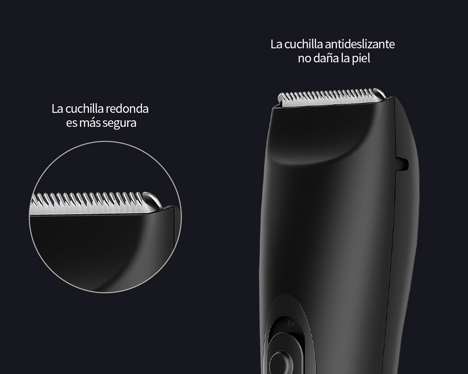 Foto 5 pulgar | Rasuradora Eléctrica Recargable Cabello Y Cuerpo Basitex Negro