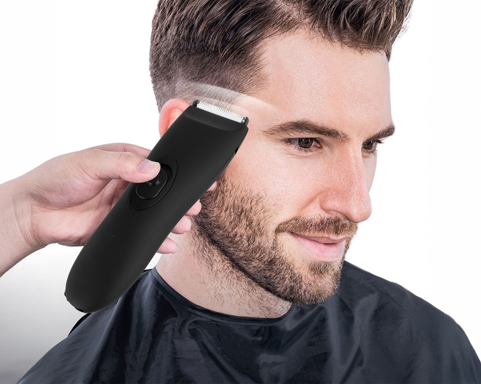 Foto 8 | Rasuradora Eléctrica Recargable Cabello Y Cuerpo Basitex Negro