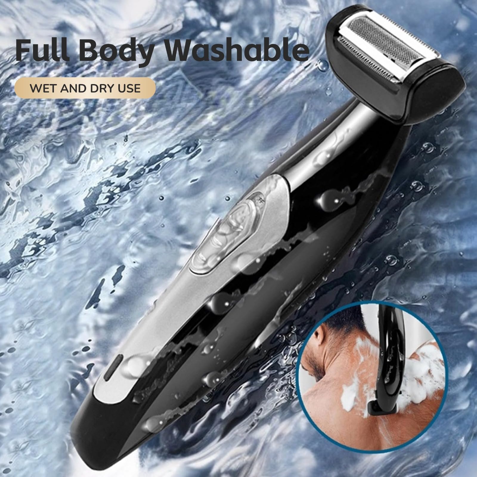 Foto 4 pulgar | Afeitadora Corporal Yoidesu Para Hombre Back Shaver Wed/dry Con Mango - Venta Internacional.