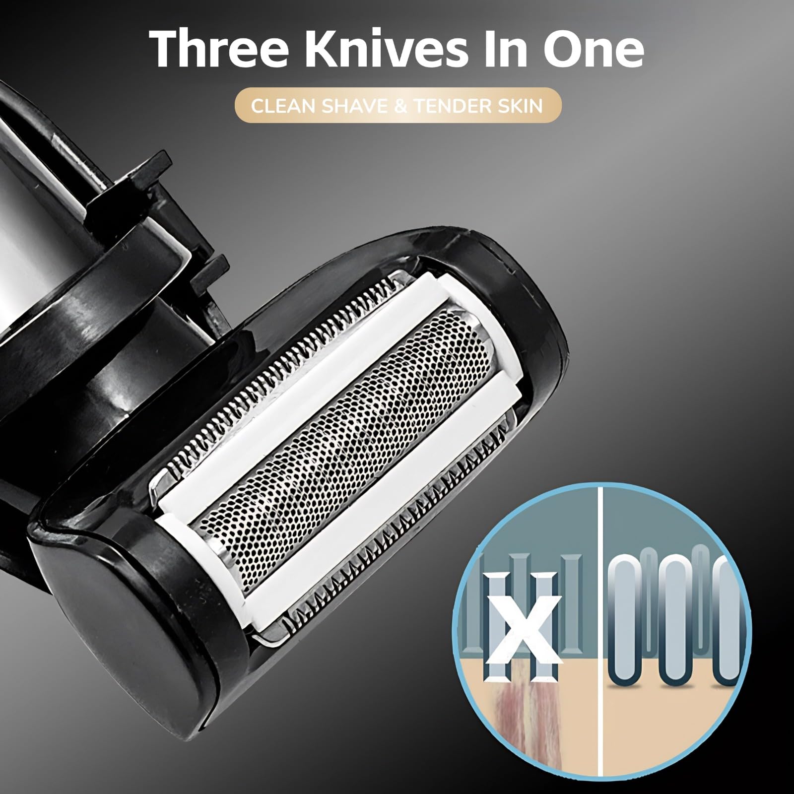 Foto 6 pulgar | Afeitadora Corporal Yoidesu Para Hombre Back Shaver Wed/dry Con Mango - Venta Internacional.