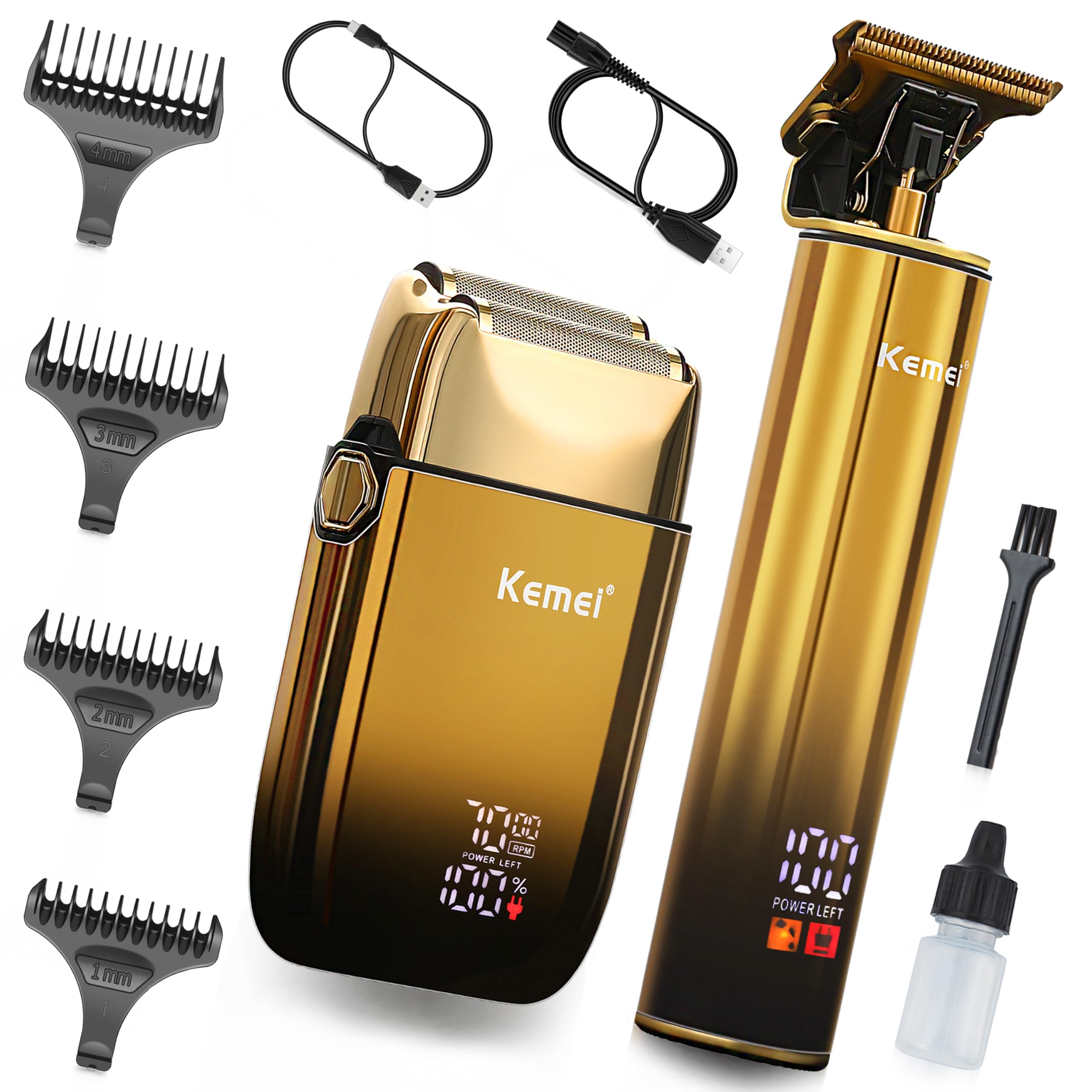 Foto 2 pulgar | Afeitadora Eléctrica Razor Kemei Bald Head Shaver Para Hombre - Venta Internacional.