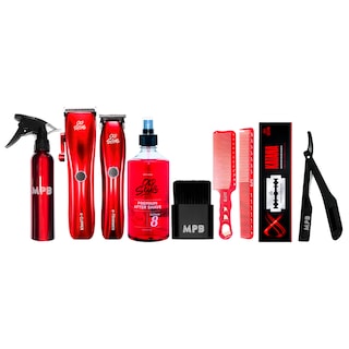 Foto 1 | Super Expert Combo Red Old Scull E-clipper + E-trimmer + Accesorios De Barberia