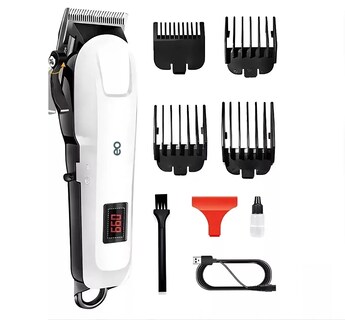 Foto 1 | Maquina Para Cortar Cabello Cortadora De Pelo Inalámbrica Eo Safe Imports Esi-19274 Blanco