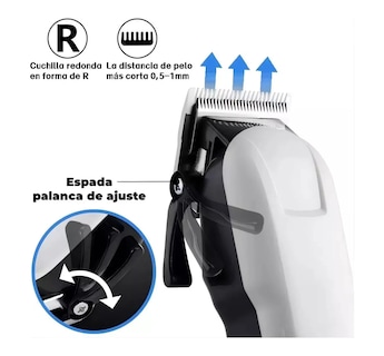 Foto 2 | Maquina Para Cortar Cabello Cortadora De Pelo Inalámbrica Eo Safe Imports Esi-19274 Blanco