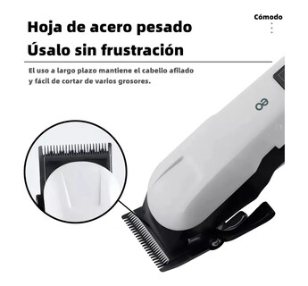 Foto 3 | Maquina Para Cortar Cabello Cortadora De Pelo Inalámbrica Eo Safe Imports Esi-19274 Blanco