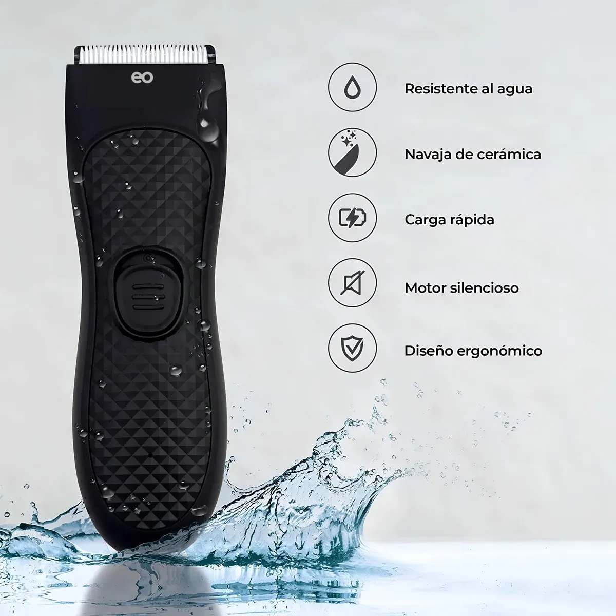 Foto 4 pulgar | Rasuradora Eléctrica Cuerpo Y Barba Eo Safe Imports Esi-19284 Negro