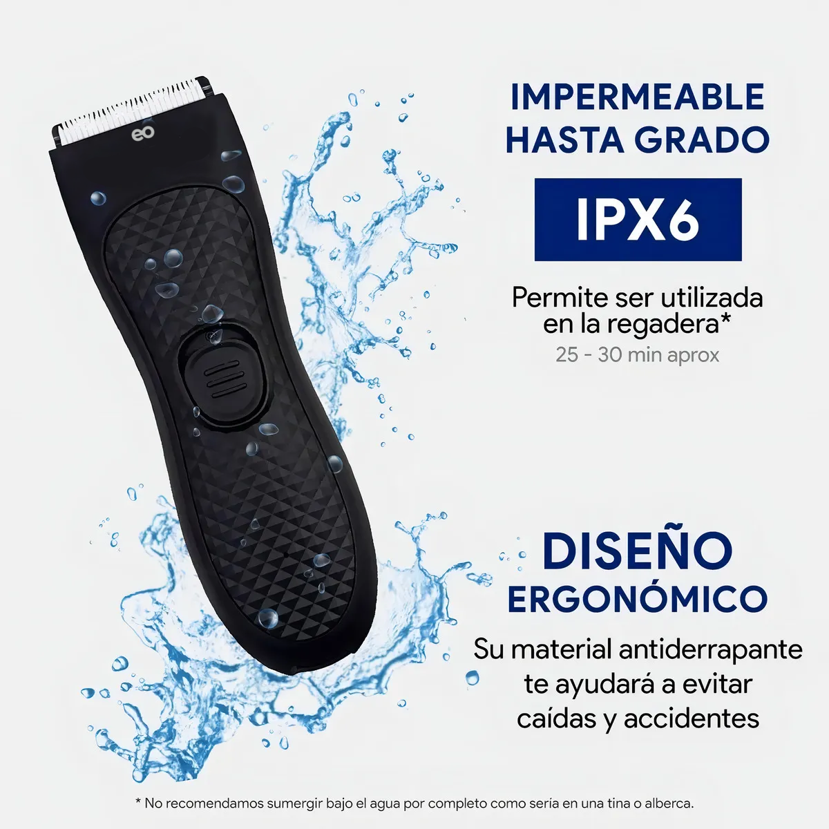 Foto 5 pulgar | Rasuradora Eléctrica Cuerpo Y Barba Eo Safe Imports Esi-19284 Negro