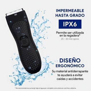 Foto 4 | Rasuradora Eléctrica Cuerpo Y Barba Eo Safe Imports Esi-19284 Negro