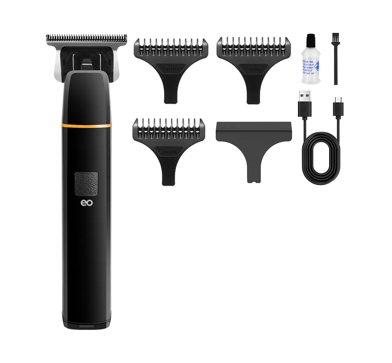 Cortadora De Pelo Profesional Afeitadora Electrica Trimmer Eo Safe Imports Esi-19276 Negro
