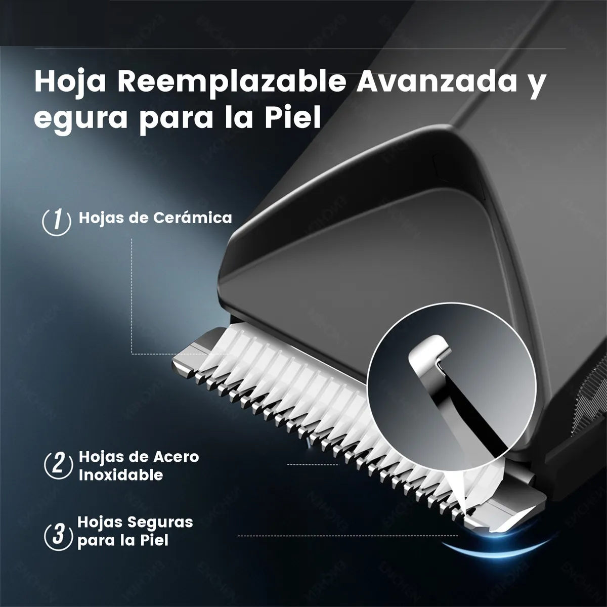 Foto 4 pulgar | Rasuradora Eléctrica Recargable Por Usb, Impermeable Eo Safe Imports Esi-19283 Negro