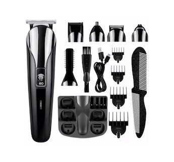 Foto 2 | Kit De Máquina Cortadora De Cabello 6en1 Eo Safe Imports Esi-19275 Negro
