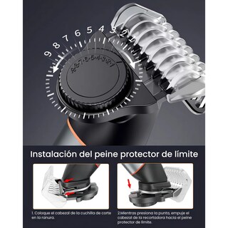 Foto 4 | Rasuradora Gris Y Negra 127v Eo Safe Imports Esi-19285 Negro